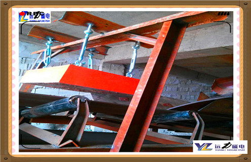 懸掛式強磁除鐵器，江蘇RCYB-8超強懸掛式永磁除鐵器知識參數(shù)_內(nèi)部磁塊安裝方法_江蘇RCYB-8超強懸掛式永磁除鐵器型號價格 