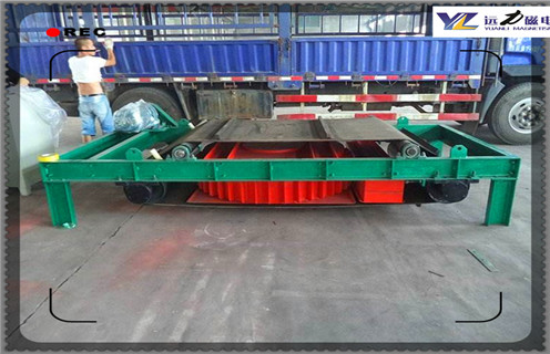 電磁自卸式除鐵器，甘肅電磁自卸式除鐵器廠家_甘肅電磁自卸式除鐵器廠家廠家配件_型號及工作視頻