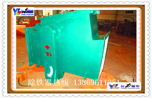 管道除鐵器，山東遠(yuǎn)力管道除鐵器_遠(yuǎn)力山東遠(yuǎn)力管道除鐵器應(yīng)用安裝示意圖型12000高斯_可定制工作原理