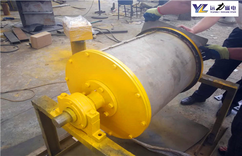 皮帶永磁滾筒，浙江皮帶永磁滾筒_滾筒磁選機(jī)多少錢(qián)一臺(tái)，浙江皮帶永磁滾筒工作原理