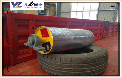 皮帶永磁滾筒，青海皮帶永磁滾筒_滾筒磁選機(jī)多少錢一臺，青海皮帶永磁滾筒工作原理